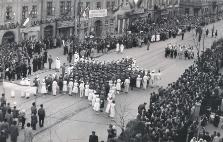 Na 1.mája 1958 v Košiciach